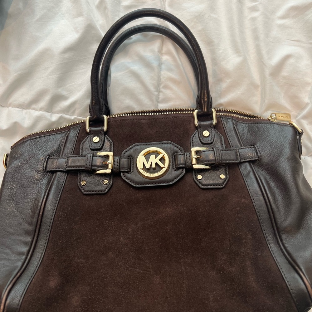 MK Michael Kors Brown Suede Vintage